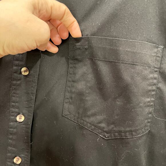 Planet Mars M&M Size M Shirt Button Up Long Sleeve Embroidered Candy Black - Picture 6 of 10